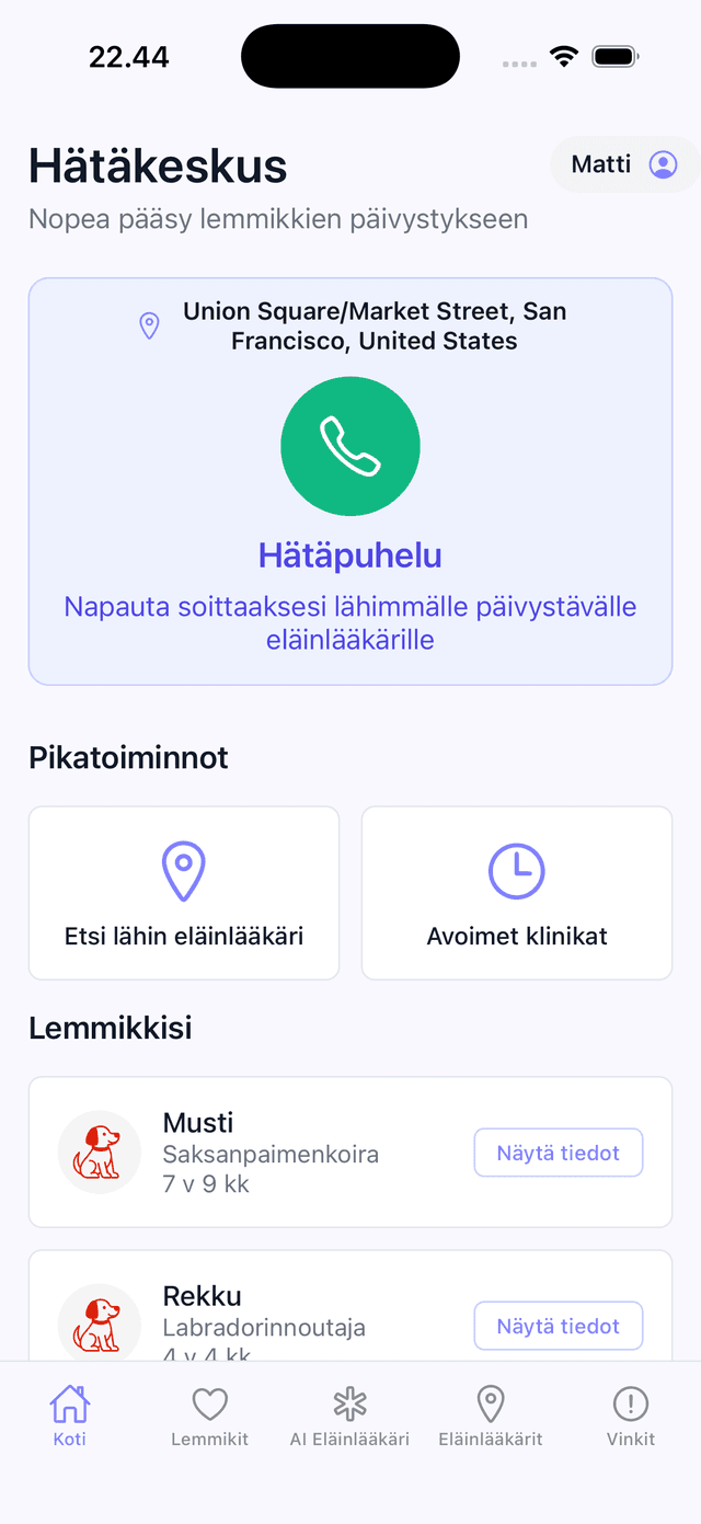 Pet112 App Screenshot 2